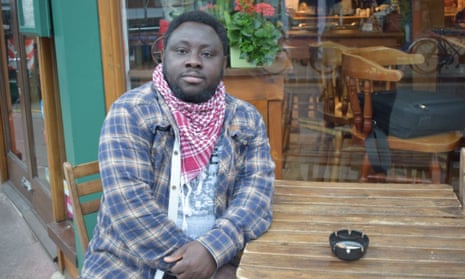 Student Luqman Onikosi, whose request to remain in the UK for medical treatment was refused by the Home Office.
