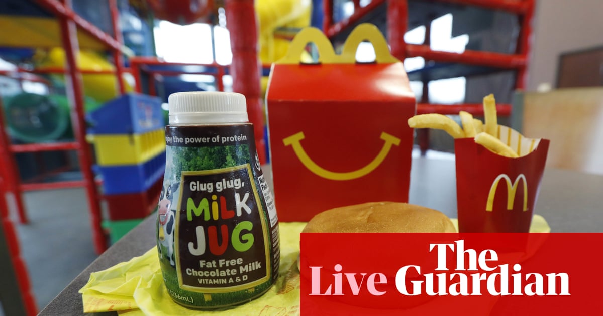 Cost of living: McDonald’s and Reckitt raise prices, as gas soars – business live
