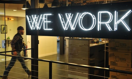 A WeWork co-working space in Washington DC