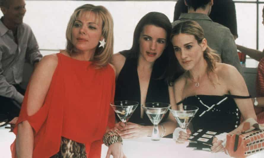 Single white females … From left: Kim Cattrall, Kristin Davis and Sarah Jessica Parker in Sex and the City