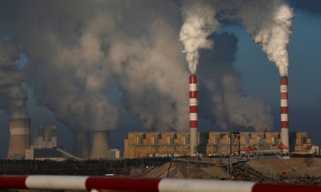Smoke and steam billows from Belchatow power station, Europe’s largest coal-fired power plant