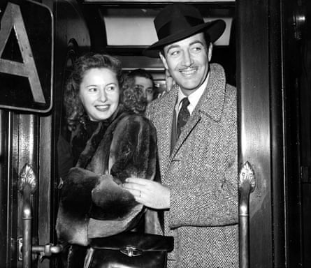 American film stars Barbara Stanwyck and husband Robert Taylor, 1947