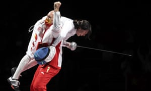 Sun Yiwen of China wins fencing gold