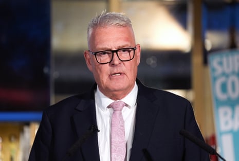 Lee Anderson speaking at the Reform UK press conference yesterday.