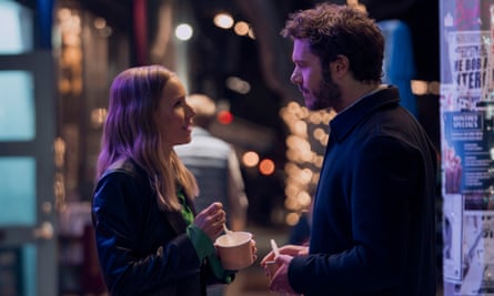 Kristen Bell and Adam Brody in Nobody Wants This.