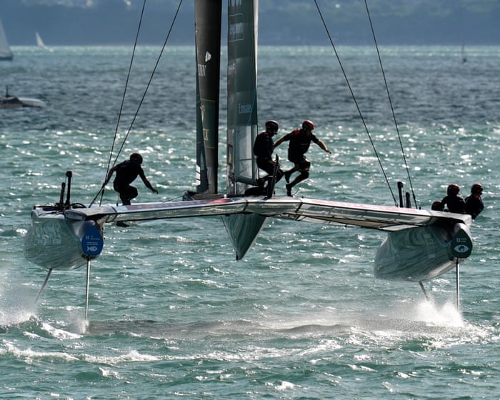 Black Foils on crest of a wave in fight against destructive marine trawling — image supplied by The Guardian Sport's feed