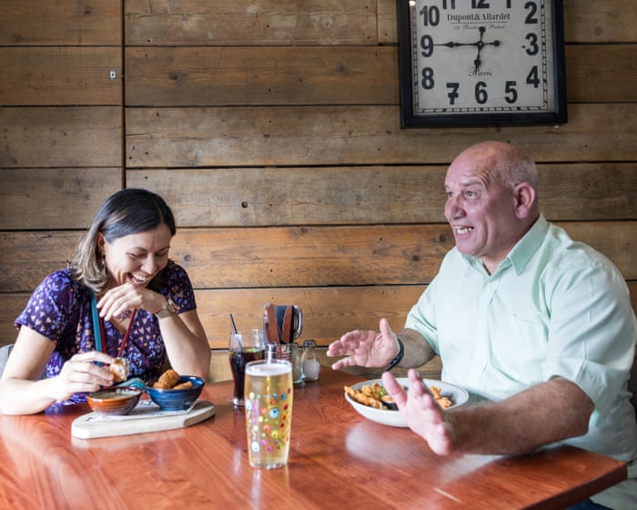 Dining across the divide: ‘I was really hardline about immigration – but her struggles softened me a bit’