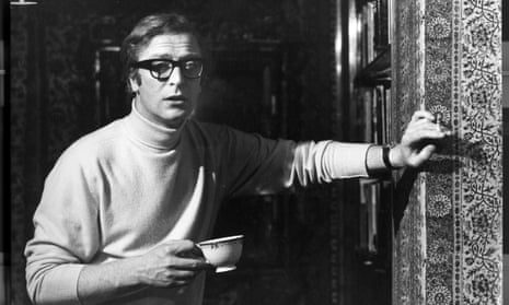 Michael Caine, sporting a polo neck jumper in 1968
