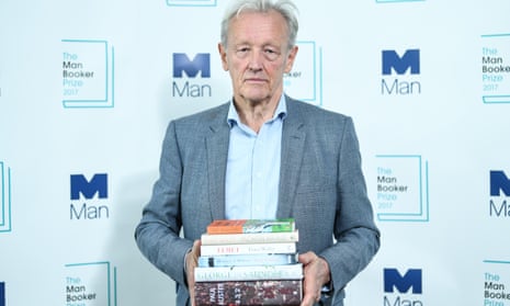 Weighing up the endorsements … Colin Thubron at the announcement of the 2017 Man Booker prize shortlist this week.