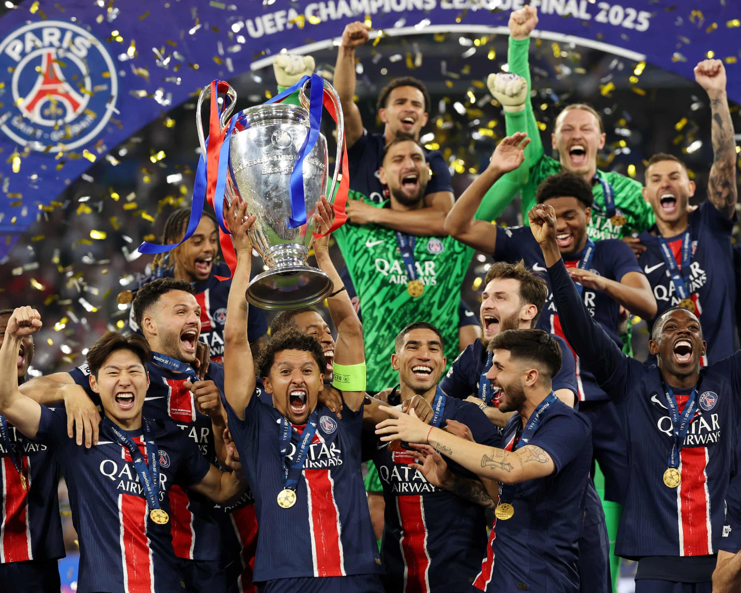 PSG win Champions League for first time with record 5-0 final hammering of Inter