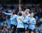 Manchester City win WSL title for second time after Arsenal fail to beat Brighton