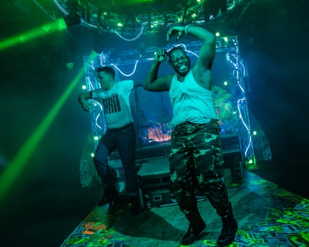 Raving crew … Max Runham and Tendai Sitima.