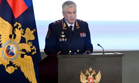 Interior minister Vladimir Kolokoltsev.