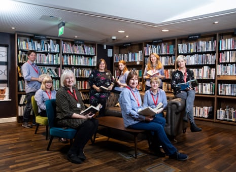 Storyhouse ChesterFor Guardian Labs Public Services Award supplement. Pictured are some of the Library team based at the Storyhouse complex in Chester. Pictured are Rachel Foster, Jane Hockenhull, Caroline Dunseath, David Fowler, Carol Hanson, Nikki Jennerway, Sara Wade-Vuletic, Claire Oxley and Jane Hockenhull. Photo by Fabio De Paola
