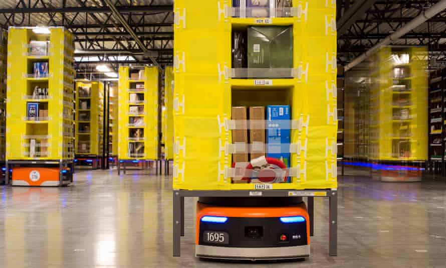 Amazon To Create 1 0 Jobs With New Bolton Warehouse Amazon The Guardian