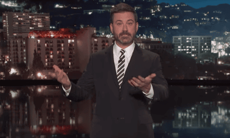 ‘So it’s time for you, especially you who voted for him, to tell him to go.’...Jimmy Kimmel