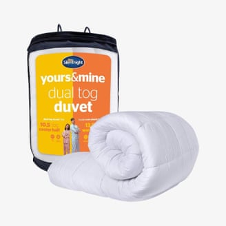Silentnight Yours & Mine dual tog duvet.