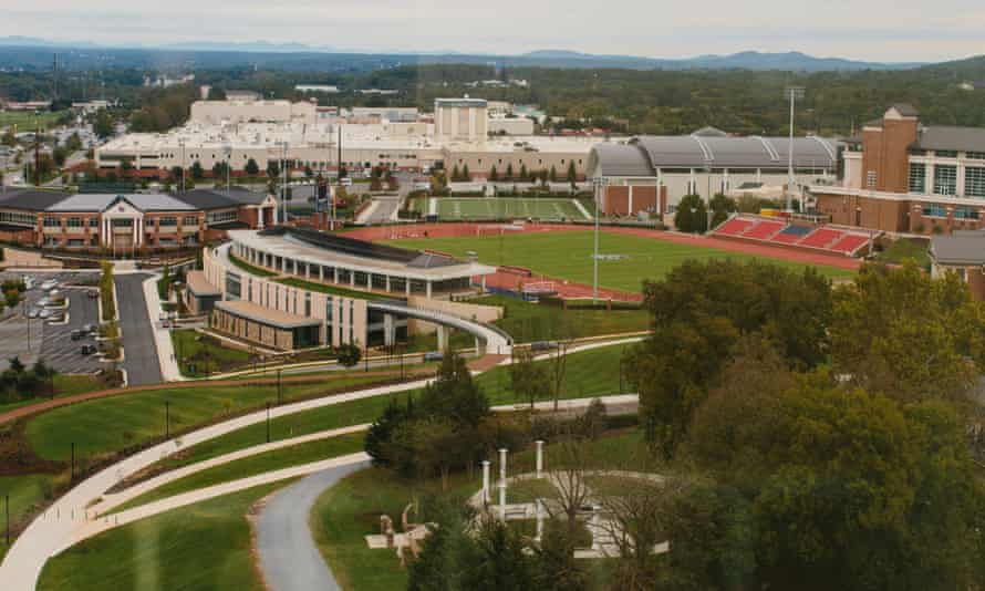 Liberty University campus in Lynchburg, Virginia.