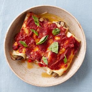 The Silver Spoon’s cannelloni with aubergine.