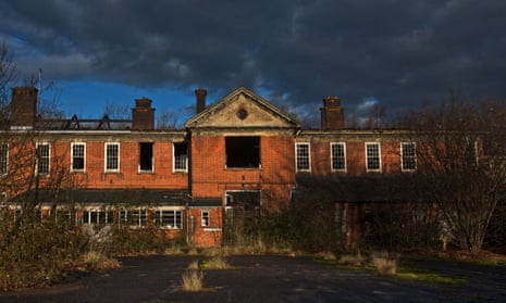 The derelict Severalls hospital in Colchester, where the author’s parents were patients