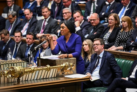 Kemi Badenoch speaking after chancellor in the House of Commons