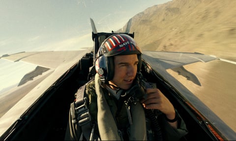 Plane and simple … Tom Cruise as Pete "Maverick" Mitchell in Top Gun: Maverick.