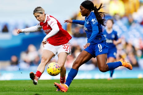 Kyra Cooney-Cross in action with Toni Payne