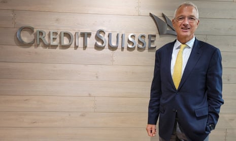 Axel Lehmann, chairman of Swiss bank Credit Suisse.