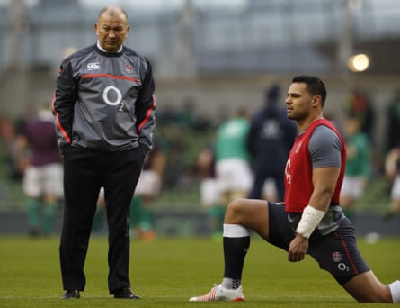 Ben Te’o and Eddie Jones in 2017.