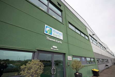 Entrance to a Thanet Earth building