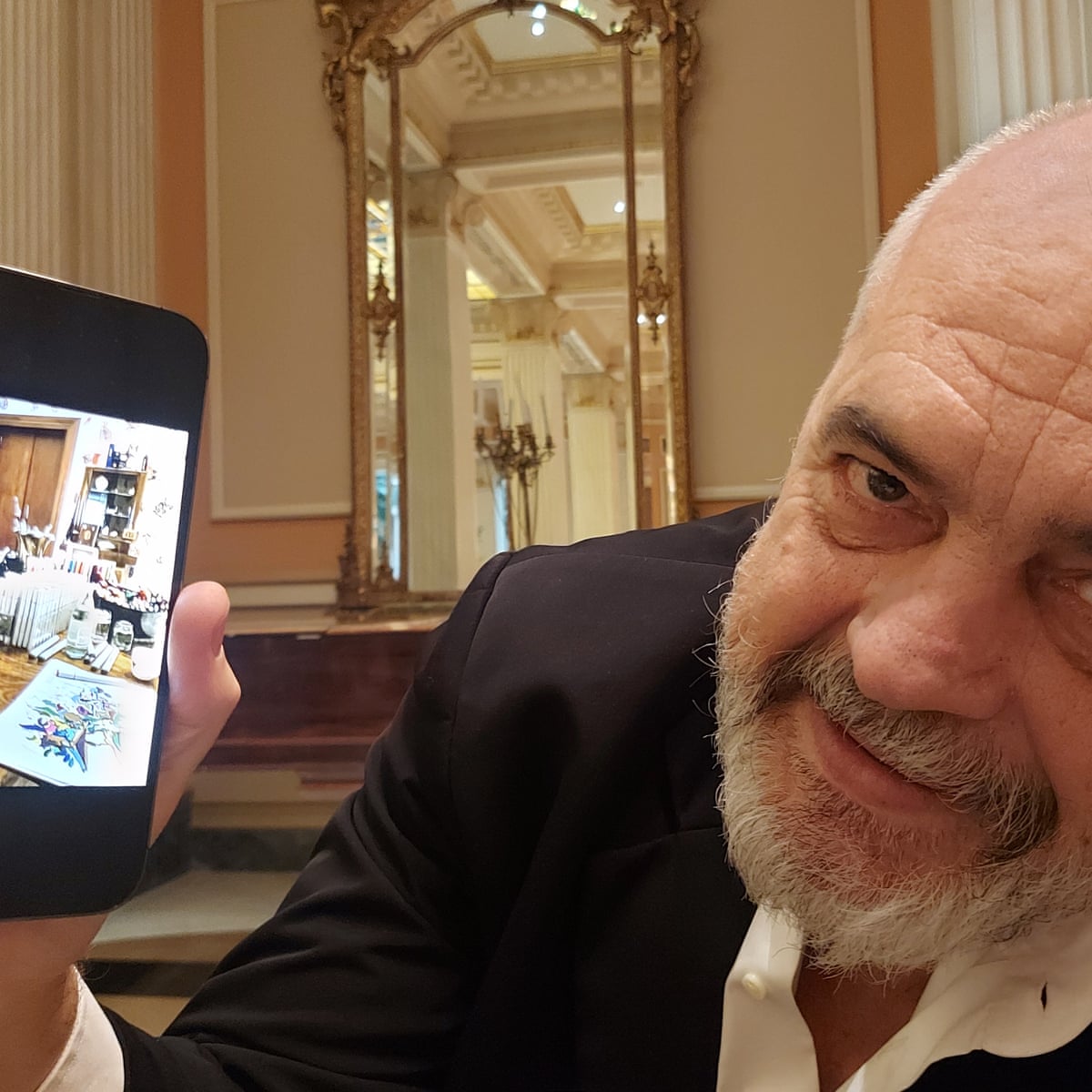 Artist of the voting world: Albania's PM Edi Rama mixes paint with politics | Albania | The Guardian