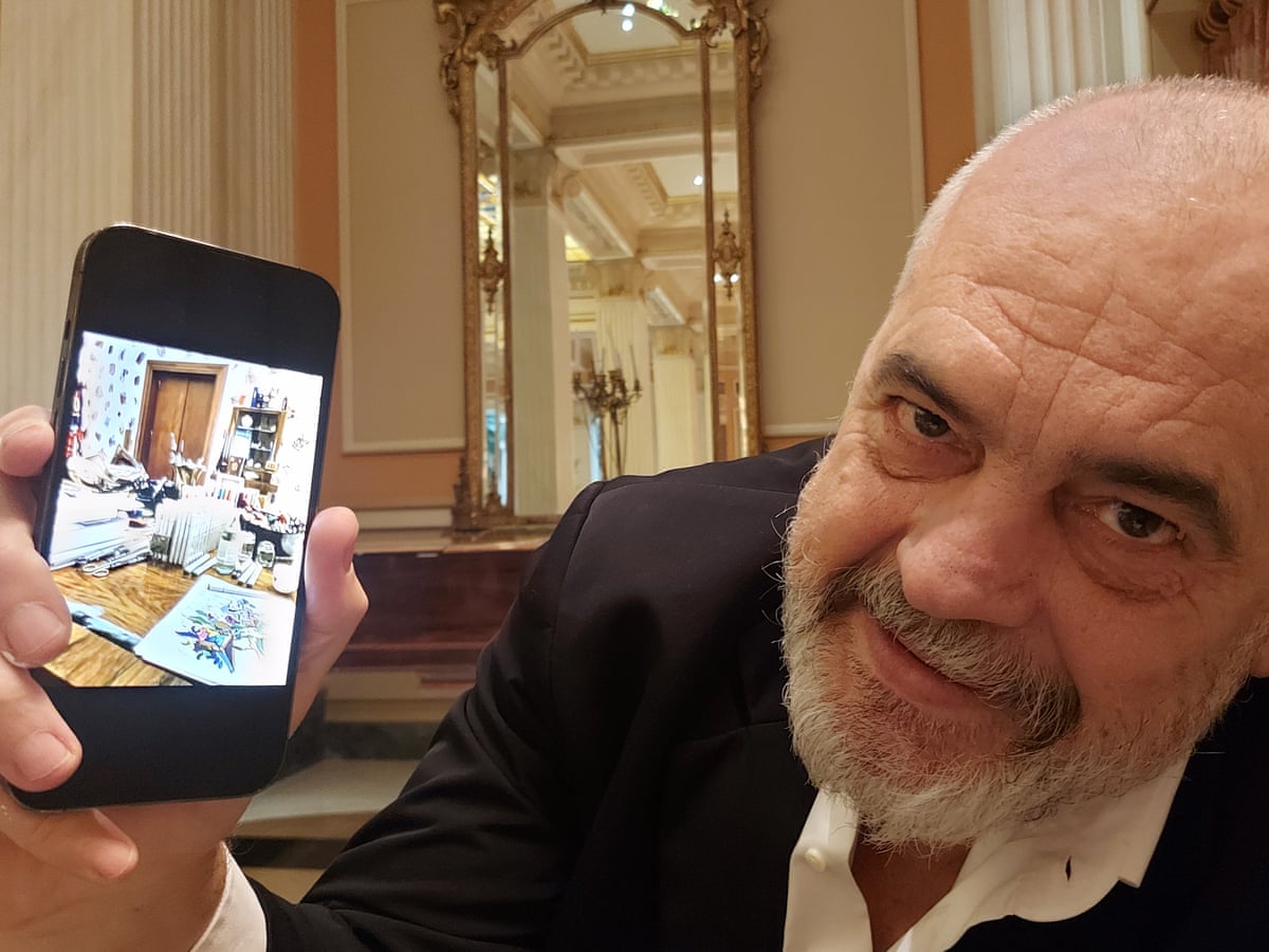 Artist of the voting world: Albania's PM Edi Rama mixes paint with politics  | Albania | The Guardian Artist of the voting world: Albania's PM Edi Rama mixes paint with politics  | Albania | The Guardian