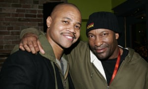 Cuba Gooding Jr with director John Singleton