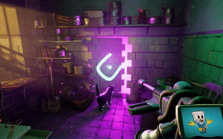 Screenshot from video game There Are No Ghosts at the Grand.