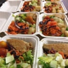 Lunch boxes that have been prepared at Solhaven using the organic farm produce.