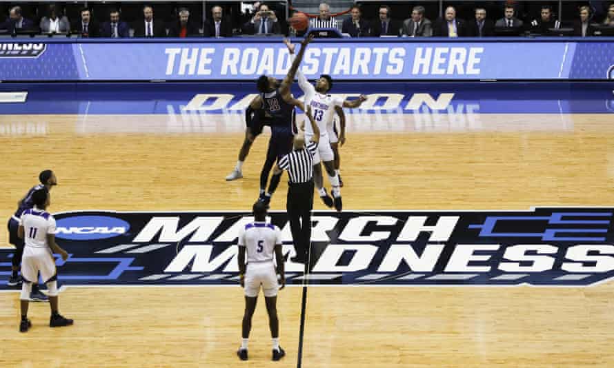 March Madness College Basketball S 933m Jewel Will Be Played Without Fans Ncaa Tournament The Guardian Ncaa Tournament Round Of 64 Games 2022 Tipoff