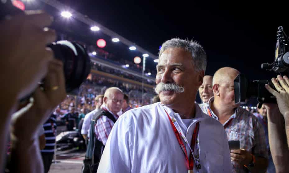 Formula One's new chief executive, Chase Carey.