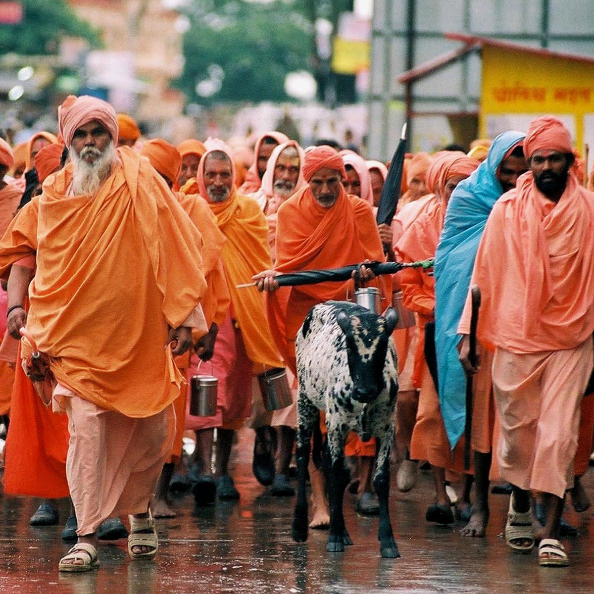 Holy men stir up riots in Delhi – archive | India | The Guardian