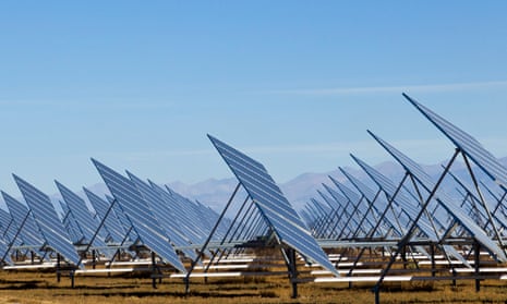 A large solar farm