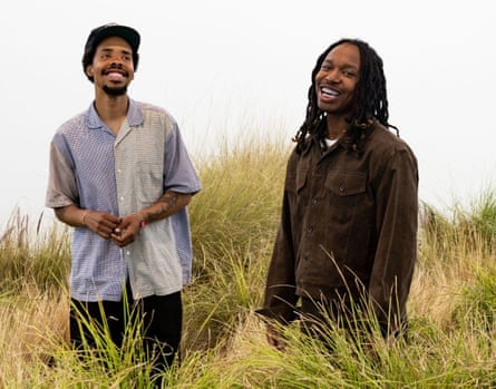 Mavi, right, with Earl Sweatshirt.