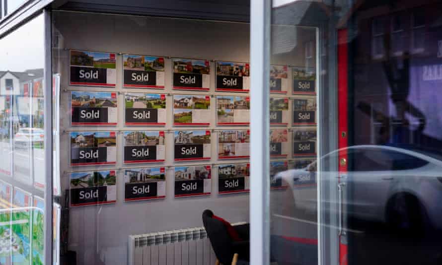 An estate agent’s display in Keswick