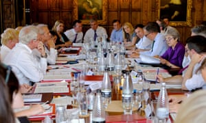 Theresa May with her cabinet at Chequers to discuss Brexit