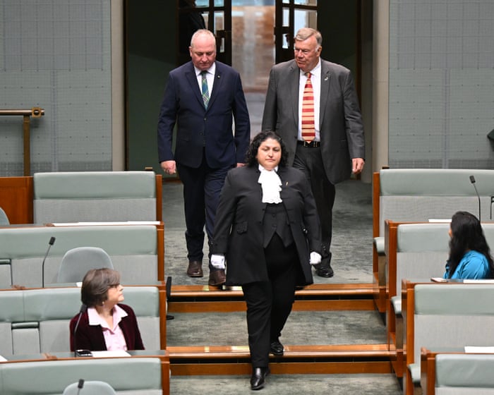 One Nation’s David Farley sworn in as member for Farrer – video