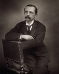 Scottish novelist and dramatist JM Barrie (1860-1937).