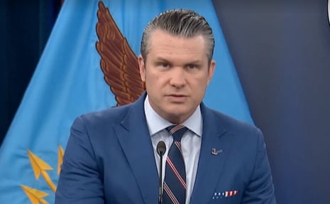 US defence secretary Pete Hegseth
