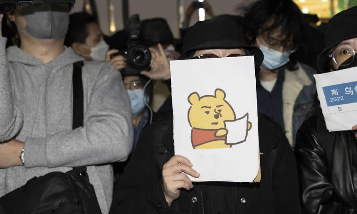 Winnie the Pooh joins Chinese Covid lockdown protests (theguardian.com)