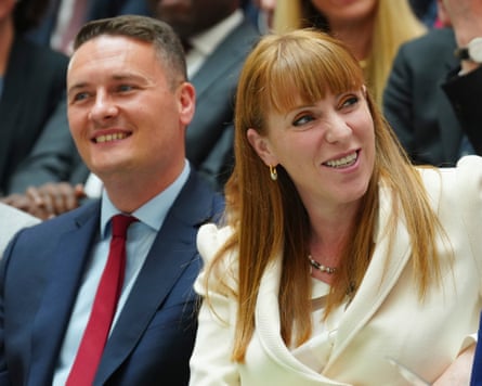 Wes Streeting and Angela Rayner in 2024.