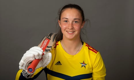 Alice Capsey started playing cricket aged six and has been playing at county level for Surrey since she was nine.