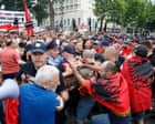 Protesters clash with police in Albania over Jared Kushner-backed luxury resort – video