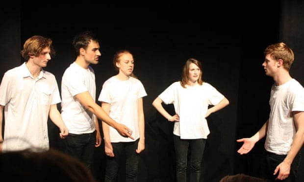'On some primal level, everyone was competing' … the Revunions in 2010;  from left, Jenkyn-Jones, Jamie Demetriou, Ellie White, Charlotte Ritchie, Joe Hampson.